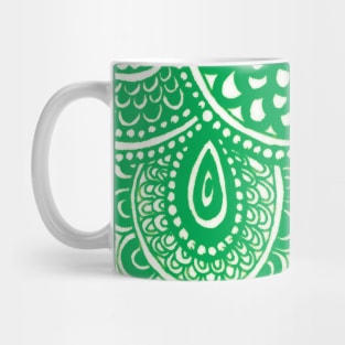 Green Pina Swirls Mug